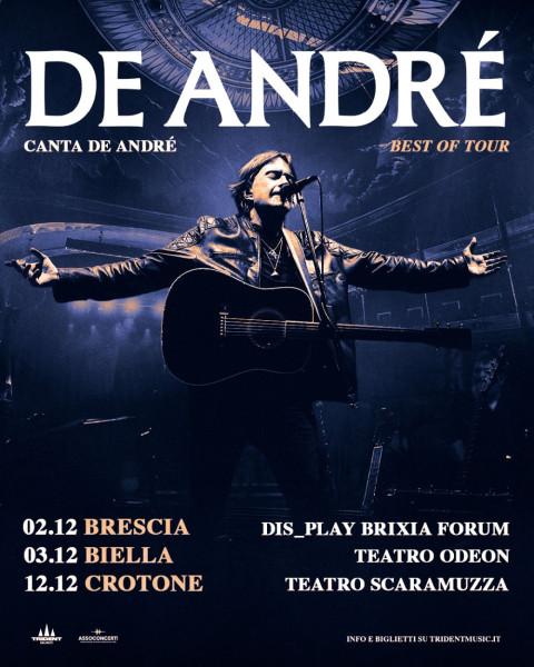 Cristiano De André canta De André - Best of Tour