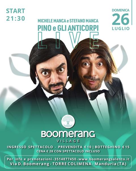 Pino e gli Anticorpi Live