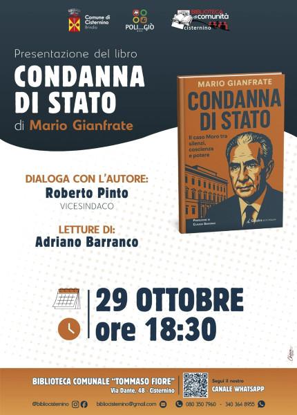 Mario Gianfrate presenta CONDANNA DI STATO