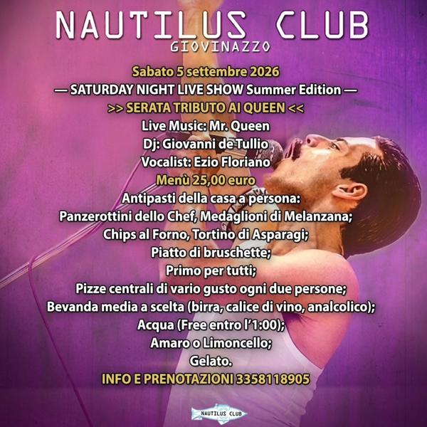 Serata Tributo ai Queen