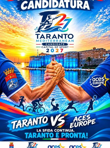 Presentazione ufficiale della candidatura di Taranto a Capitale Mediterranea dello Sport 2027