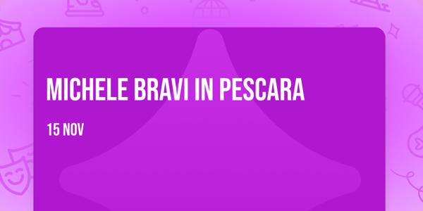 Michele Bravi in Pescara