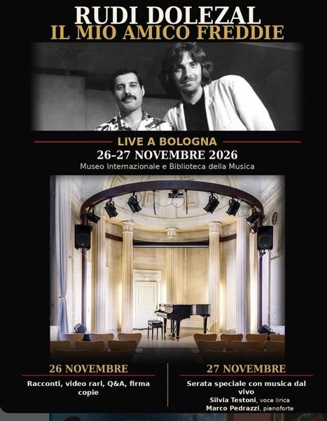 Rudi Dolezal – Il Mio Amico Freddie (27 novembre)