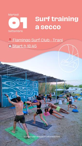 Surf training a secco