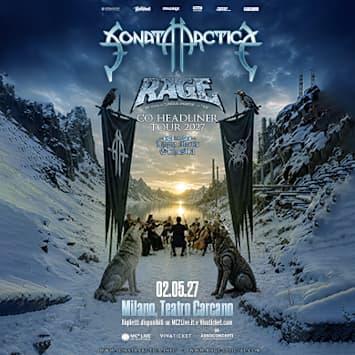 SONATA ARCTICA + RAGE - CO-HEADLINER TOUR