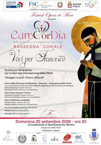 CumCorDia - Voci per Francesco