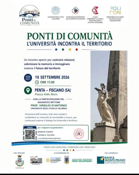 Ponti di Comunità – L’Università incontra il territorio