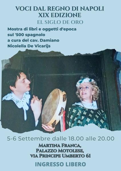 Voci dal Regno di Napoli XIX edizione - El Siglo de Oro