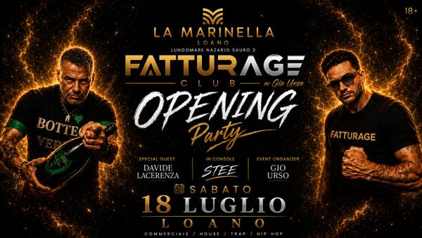 FATTURAGE CLUB OPENING PARTY w/ Gio Urso