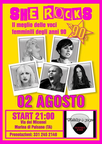 90's rock party on the beach : Sherocks90 live