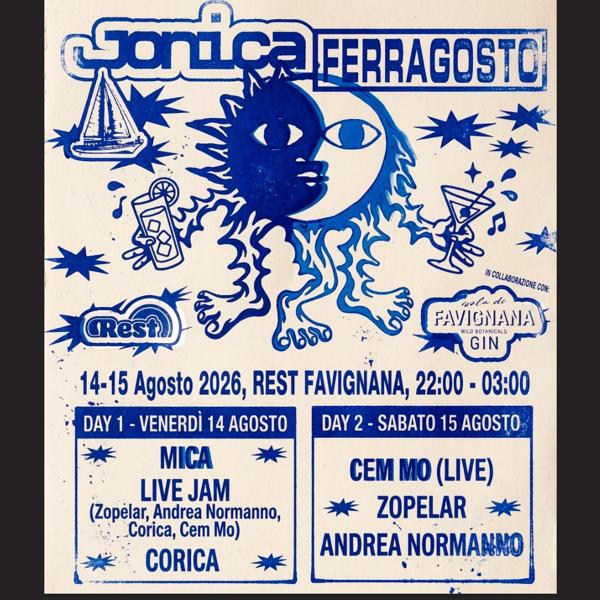 Rest Presents Jonica.Records Ferragosto sull’isola.