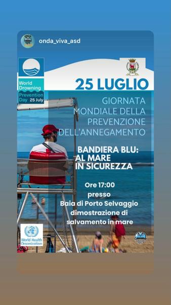 Giornata Mondiale della Prevenzione dell'Annegamento