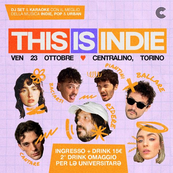 THIS IS INDIE ★ VENERDÌ 23 OTTOBRE