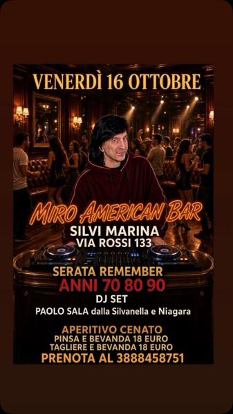 Serata Remember Anni 70 80 90
