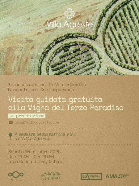 Visita guidata alla Vigna del Terzo Paradiso
