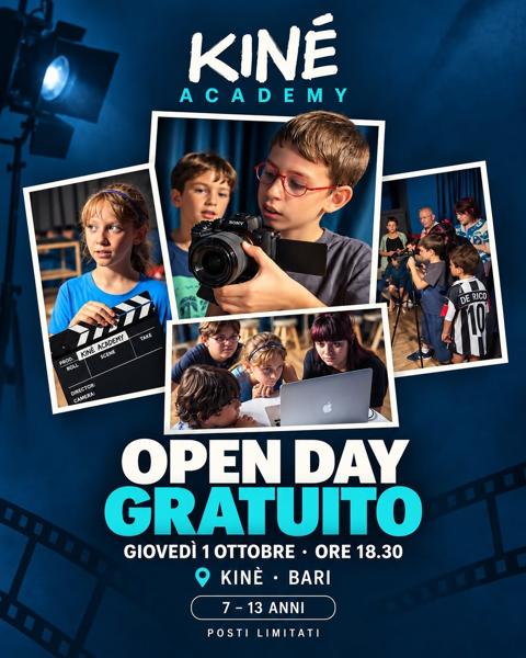 Open Day Gratuito - Kinè Academy