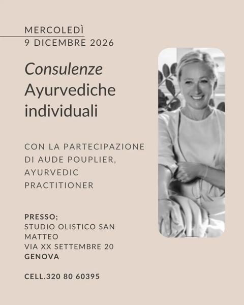 Consulenze Ayurvediche individuali
