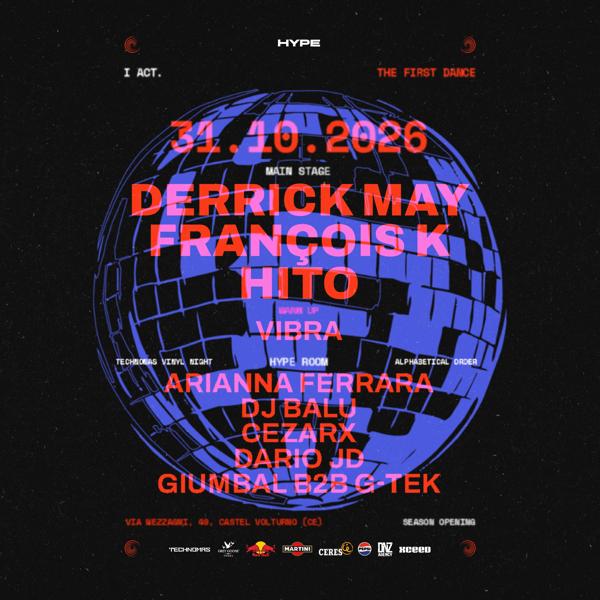 THE FIRST DANCE: DERRICK MAY, FRANÇOIS K, HITO and TECHNOMAS Vinyl Night