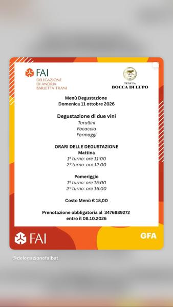 Menù Degustazione alla Tenuta Bocca di Lupo