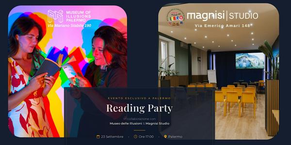 Reading party Magnisi Studio X Museo delle illusioni Palermo
