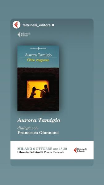 Aurora Tamigio presenta Otto ragazze con Francesca Giannone