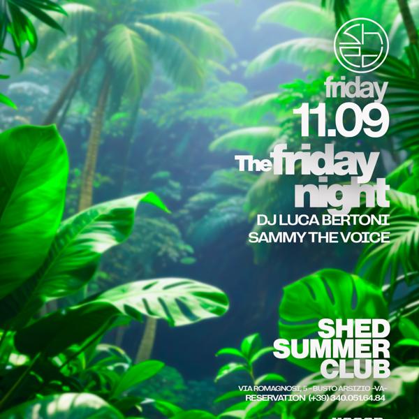 SHED FRIDAY - 11.09