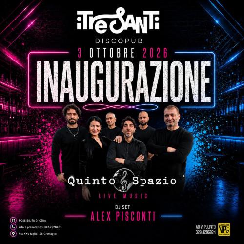 INAUGURAZIONE Sabato Live+Dj Set