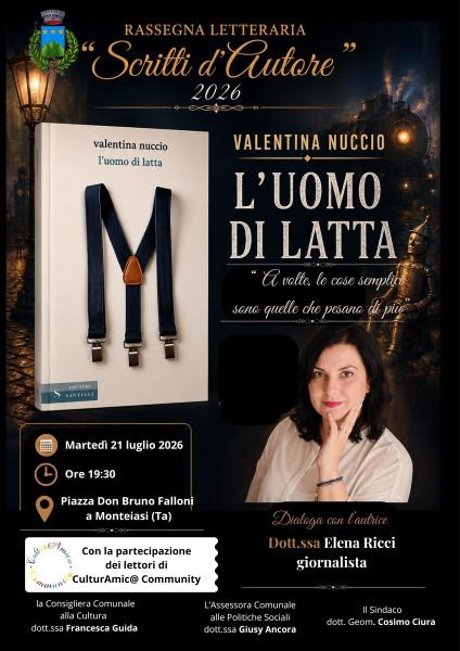 Presentazione del libro l’uomo di latta