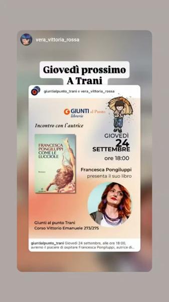 Incontro con l'autrice Francesca Pongiluppi