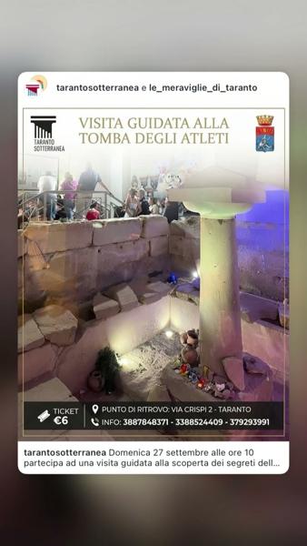 Visita Guidata alla Tomba degli Atleti