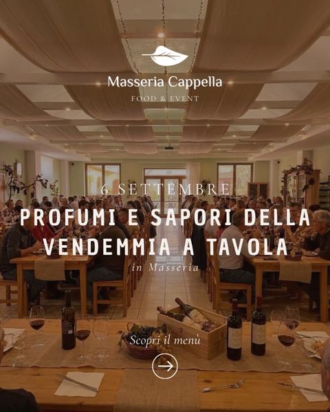 Profumi e sapori della vendemmia a tavola