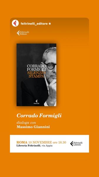 Corrado Formigli dialoga con Massimo Giannini