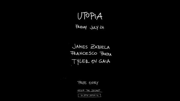 24.07 - JAMES ZABIELA + FRANCESCO FARFA