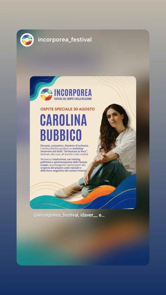 Incorporea Festival - Workshop Orchestrare la Voce