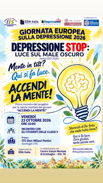 Accendi la Mente! – Depressione Stop: Luce sul Male Oscuro