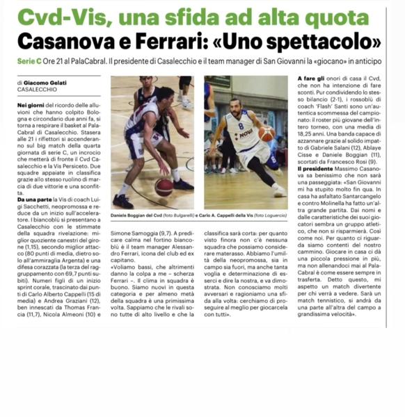 Cvd Casalecchio - Vis Persiceto