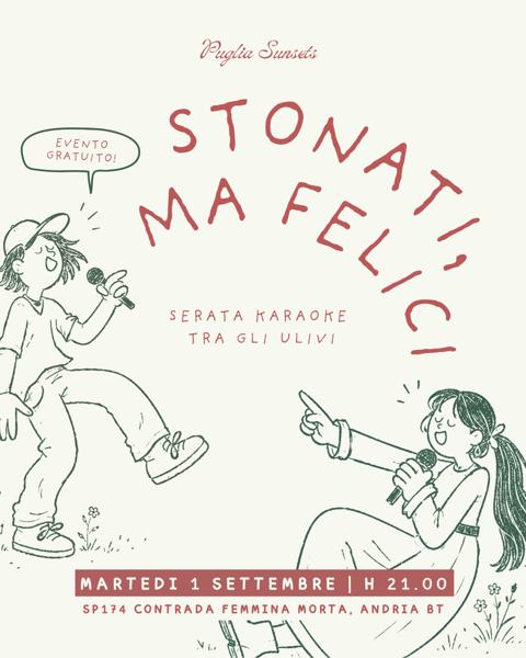 Serata Karaoke tra gli ulivi