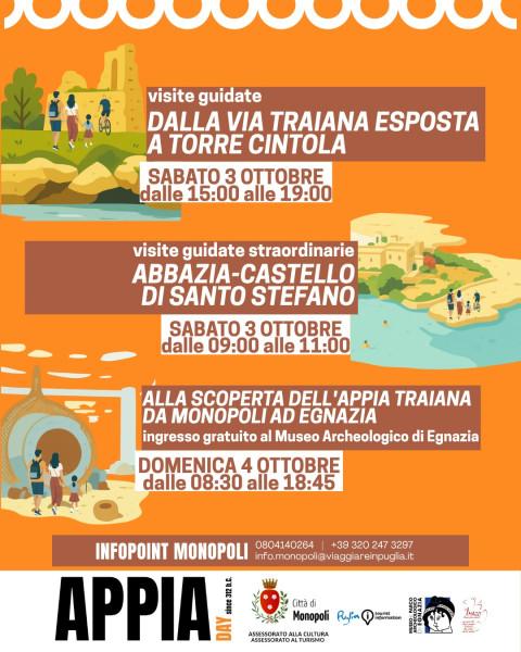 Appia Day 2026: visite guidate sulla Via Appia-Traiana