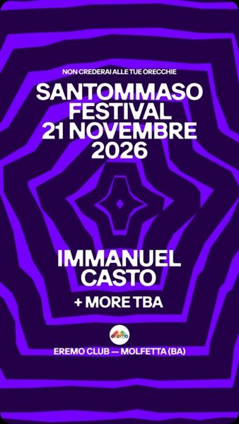 Santommaso Festival - Immanuel Casto
