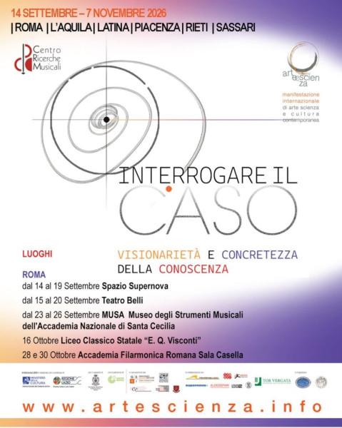 Festival ArteScienza 2026 – Interrogare il caso