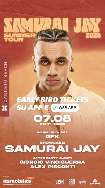 Samurai Jay Summer Tour 2026
