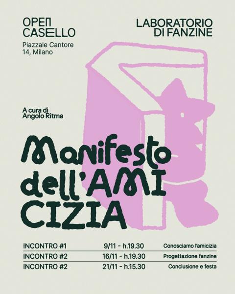 Manifesto dell'Amicizia - Incontro #1