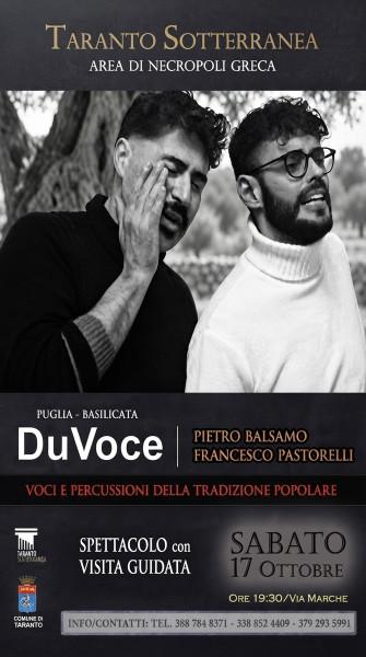 Visita guidata alla Necropoli e performance DuVoce