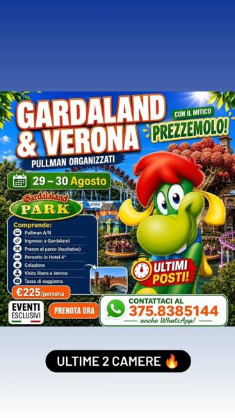 Gardaland & Verona con Prezzemolo