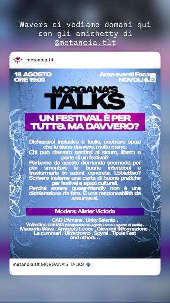 Morgana's Talks