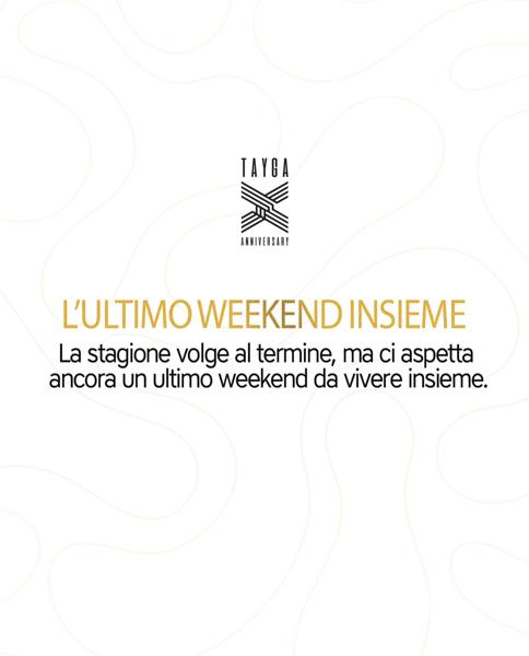 L'ultimo weekend insieme
