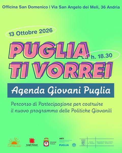 Puglia Ti Vorrei – Agenda Giovani Puglia