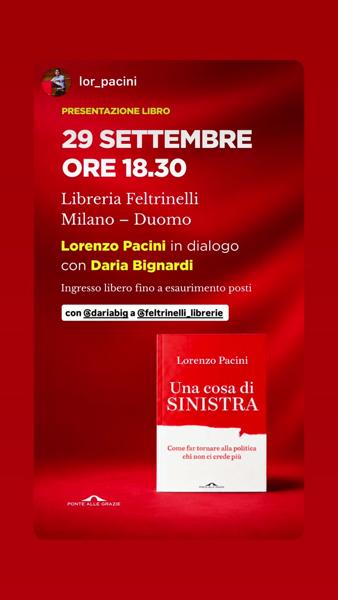 Presentazione libro: Una cosa di SINISTRA