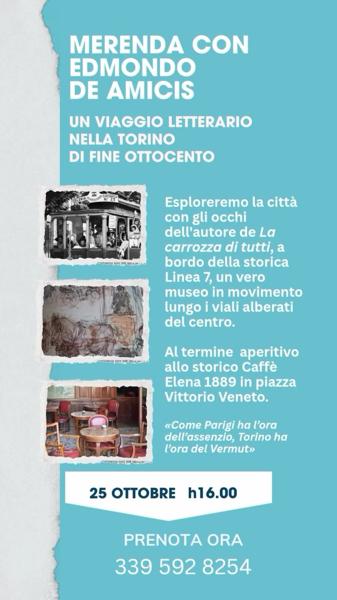 Merenda con Edmondo De Amicis