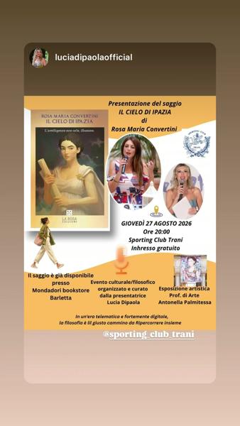 Presentazione del saggio Il Cielo di Ipazia